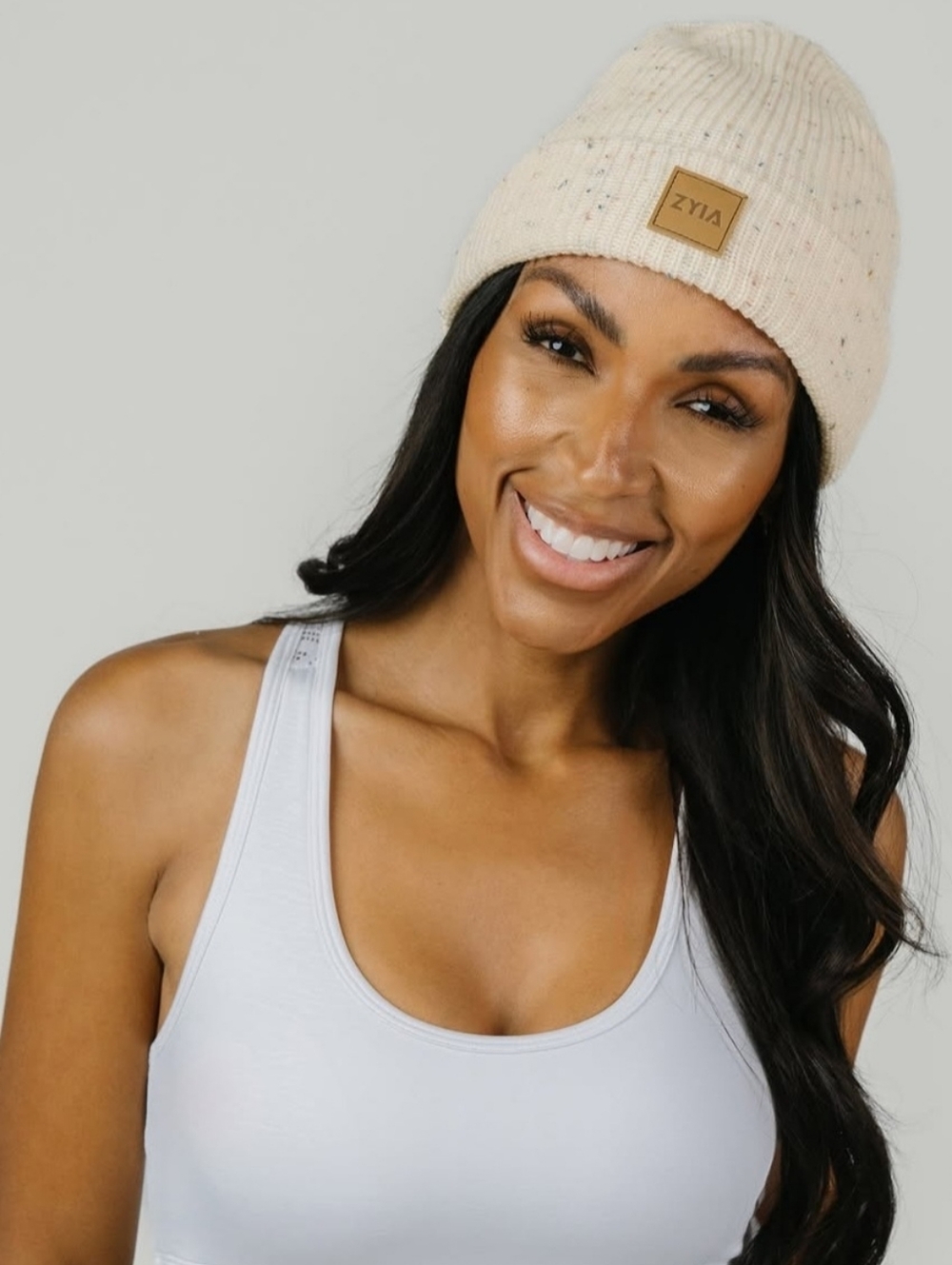 ZYIA Ivory Grande Motte Beanie
